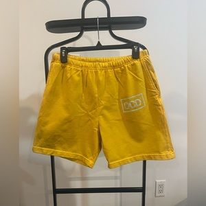 OCD Yellow Athleisure Shorts